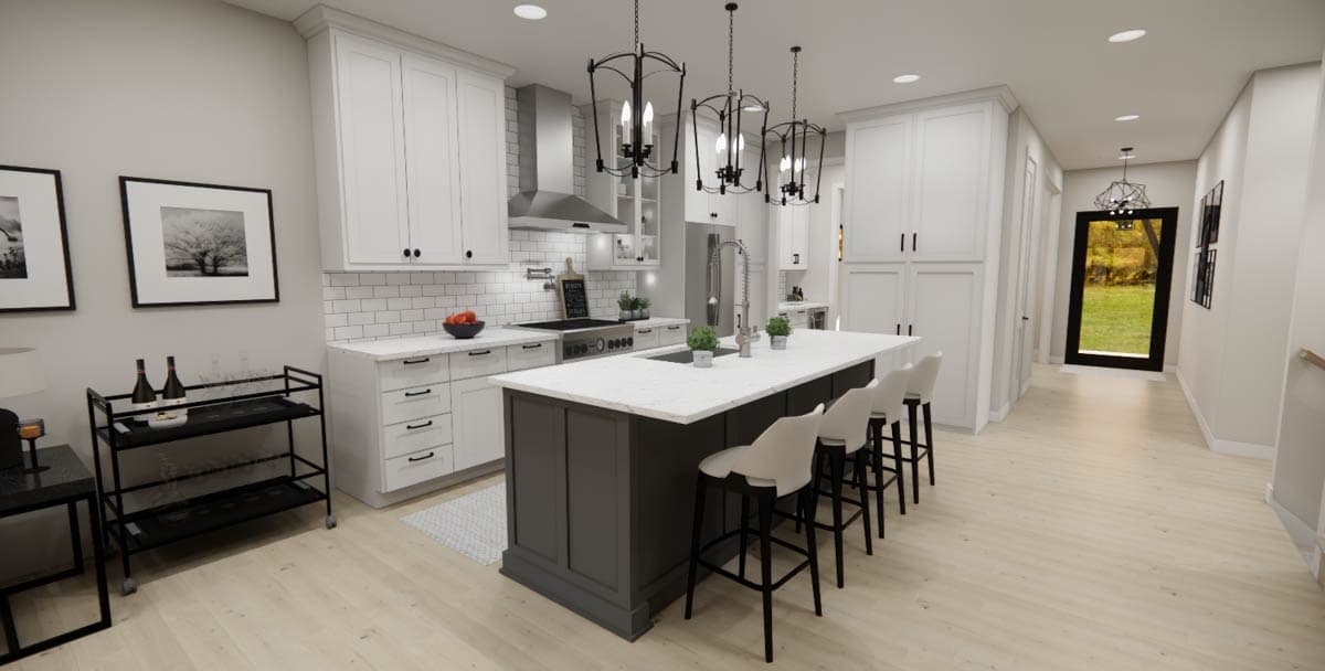 Plan 14859RK: 4-Bed Modern House Plan with Formal Dining Area - 2185 Sq Ft - Image #15 - Contemporary, Modern