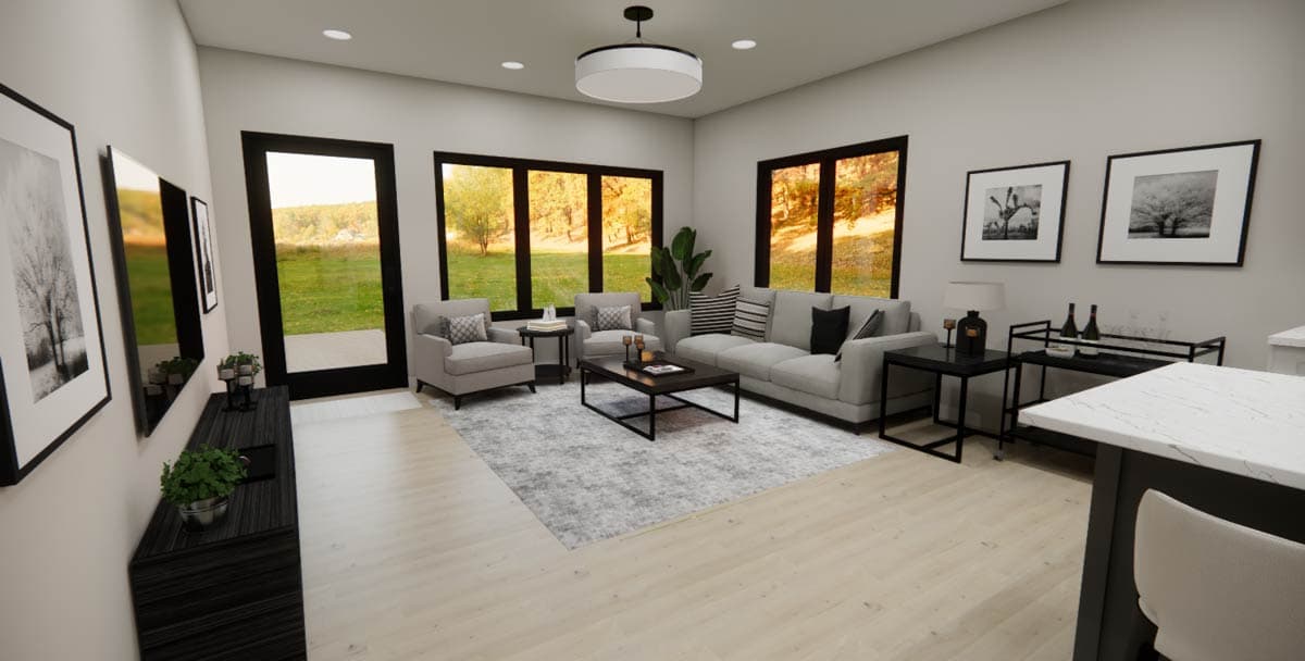 Plan 14859RK: 4-Bed Modern House Plan with Formal Dining Area - 2185 Sq Ft - Image #16 - Contemporary, Modern