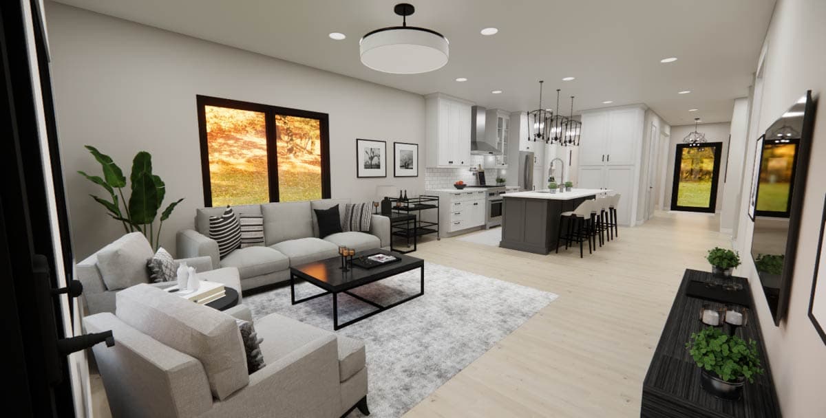 Plan 14859RK: 4-Bed Modern House Plan with Formal Dining Area - 2185 Sq Ft - Image #18 - Contemporary, Modern