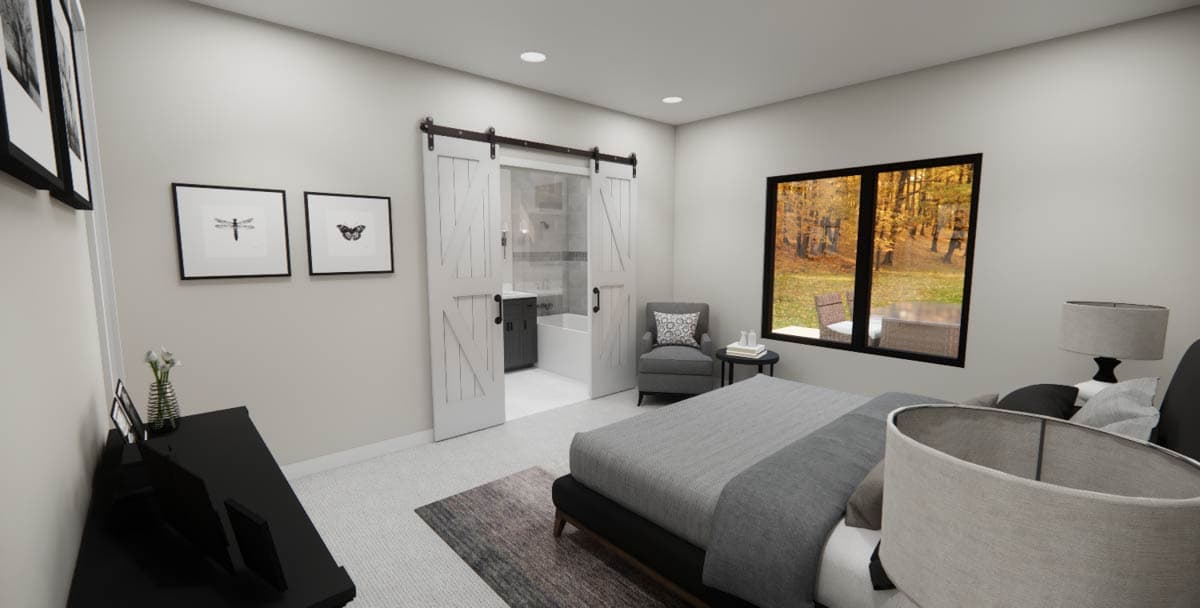Plan 14859RK: 4-Bed Modern House Plan with Formal Dining Area - 2185 Sq Ft - Image #20 - Contemporary, Modern