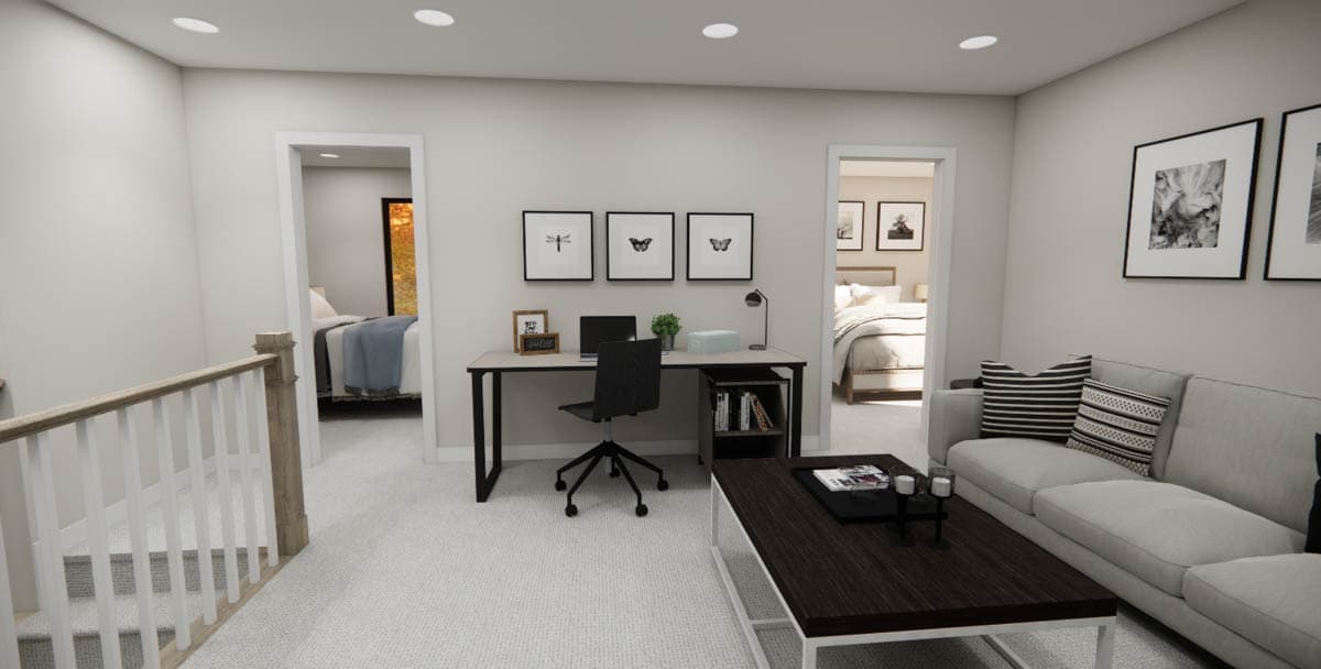 Plan 14859RK: 4-Bed Modern House Plan with Formal Dining Area - 2185 Sq Ft - Image #36 - Contemporary, Modern