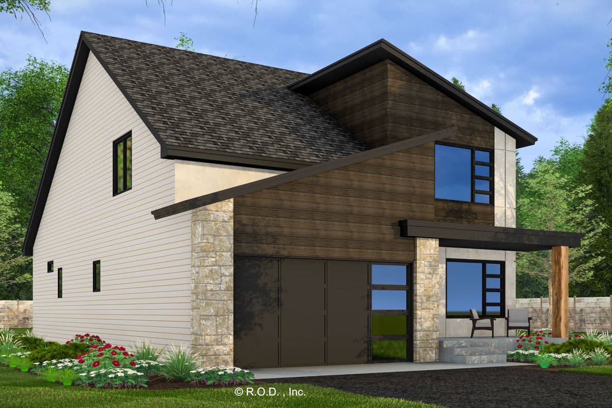 Plan 14859RK: 4-Bed Modern House Plan with Formal Dining Area - 2185 Sq Ft - Image #8 - Contemporary, Modern