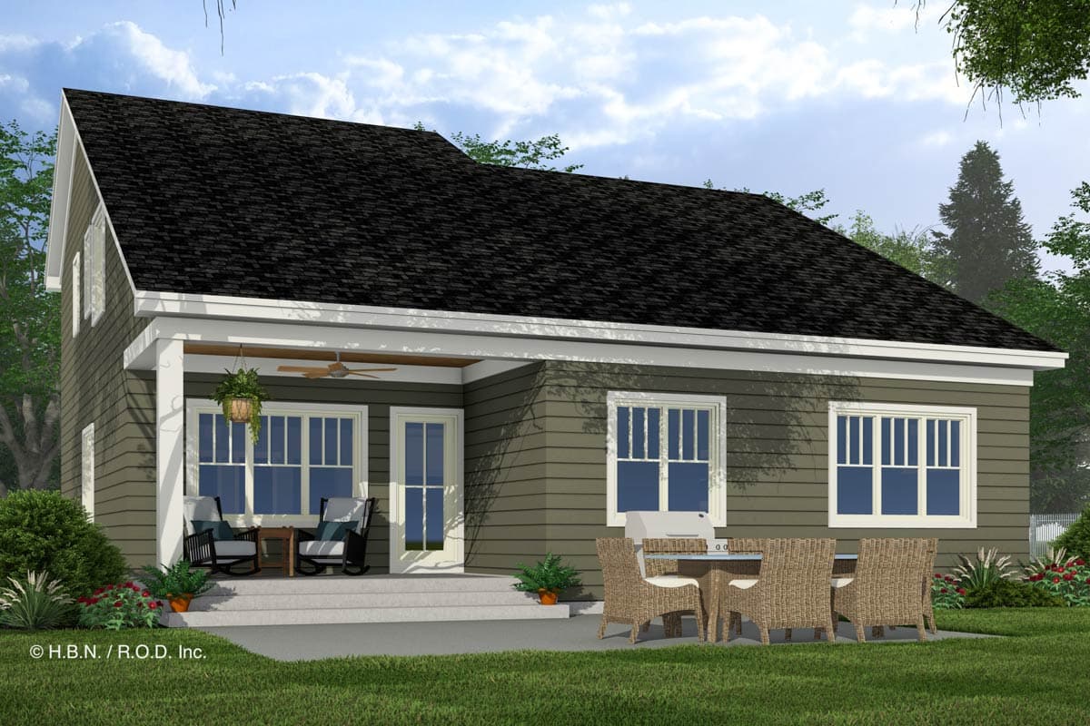 Plan 14864RK: Two-Story 4-Bedroom Tradtional House Plan with Outdoor Living - 2490 Sq Ft - Image #6 - Traditional