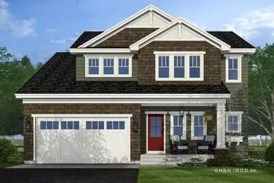 Two-Story 4-Bedroom Tradtional House Plan with Outdoor Living - 2490 Sq Ft