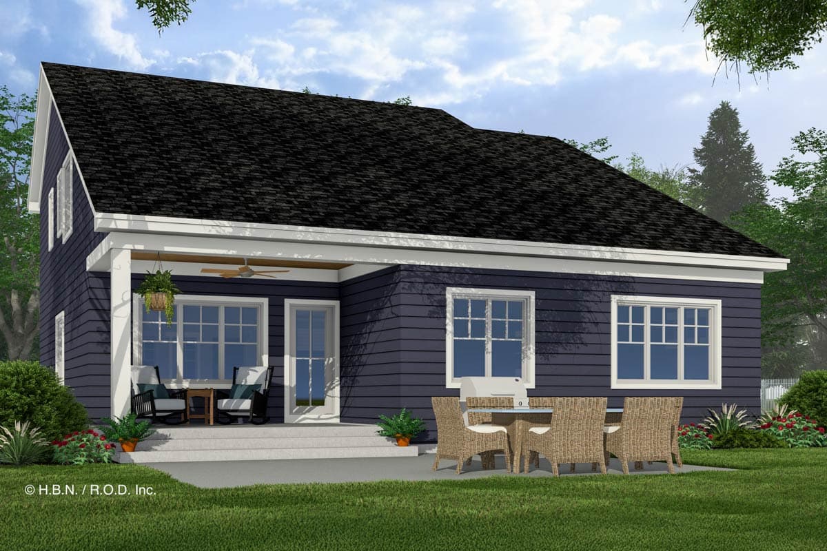 Plan 14865RK: Two-Story 4-Bedroom Craftsman House Plan with Outdoor Living - 2490 Sq Ft - Image #6 - Craftsman