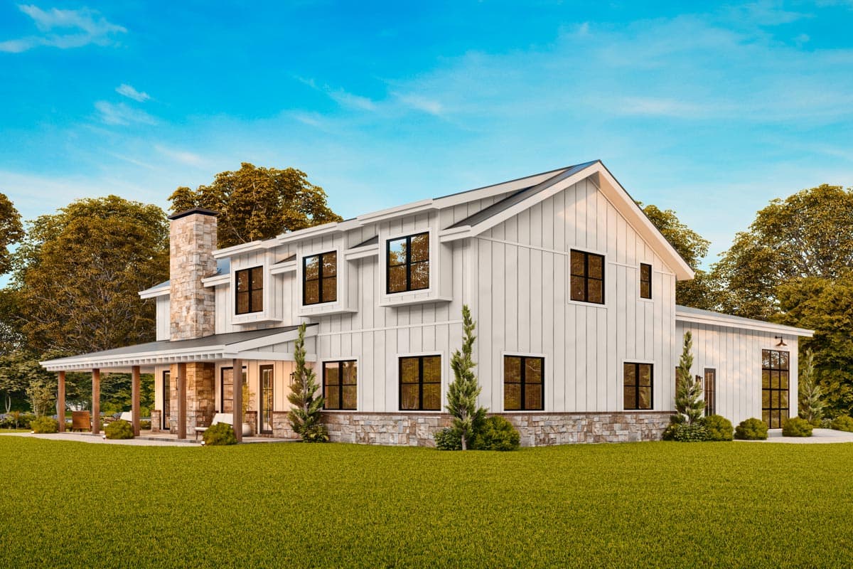 Plan 25835GE: 3-Bed Modern Farmhouse Barndominium Plan with Loft and Optional Bonus Rooms - 2577 Sq Ft - Image #26 - Barndominium, Country, Farmhouse, Modern Farmhouse, New American