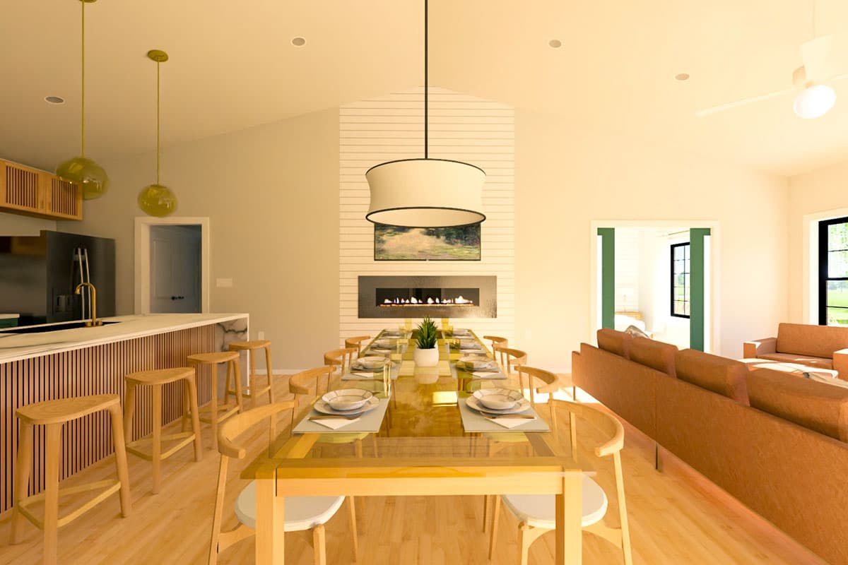 Plan 67832MG: Single-Story Craftsman House Plan with 2-Car Garage - 1496 Sq Ft - Image #7 - Country, Craftsman, New American, Ranch