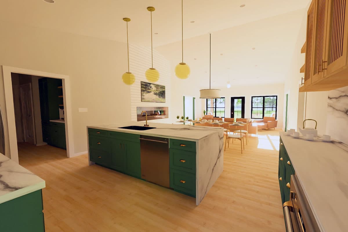 Plan 67832MG: Single-Story Craftsman House Plan with 2-Car Garage - 1496 Sq Ft - Image #10 - Country, Craftsman, New American, Ranch