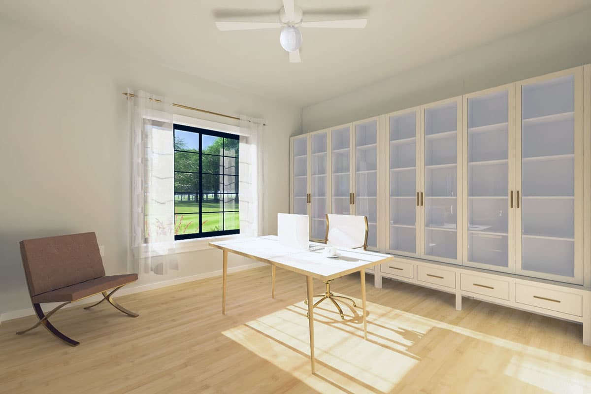 Plan 67832MG: Single-Story Craftsman House Plan with 2-Car Garage - 1496 Sq Ft - Image #12 - Country, Craftsman, New American, Ranch