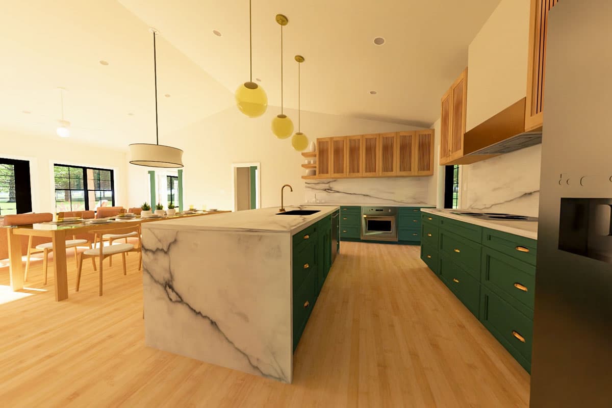 Plan 67833MG: Single-Story Craftsman House Plan with Home Office - 1496 Sq Ft - Image #10 - Country, Craftsman, New American, Ranch