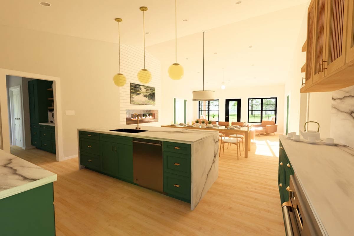 Plan 67833MG: Single-Story Craftsman House Plan with Home Office - 1496 Sq Ft - Image #9 - Country, Craftsman, New American, Ranch