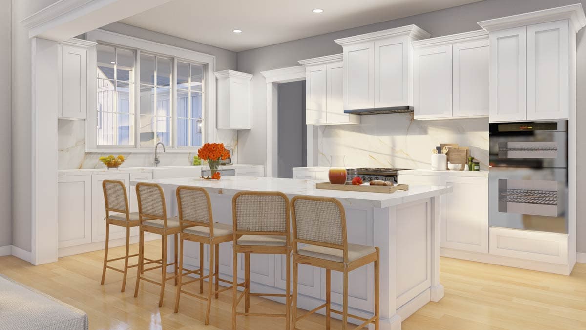 Plan 70898MK: 3-Bedroom Farmhouse Plan with Two-Story Great Room - 2481 Sq Ft - Image #14 - Country, Farmhouse, Modern Farmhouse, New American