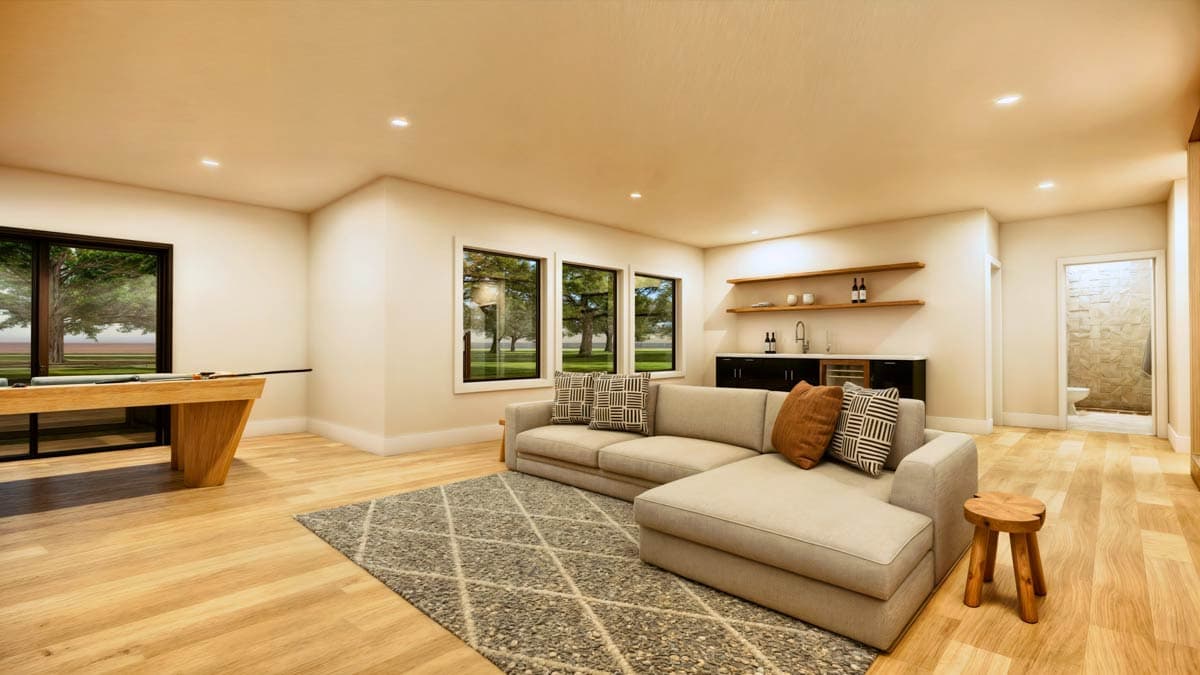 Plan 600010PDZ: One-Story Country House Plan with an Open Concept Living Room - 1749 Sq Ft - Image #12 - Country, New American