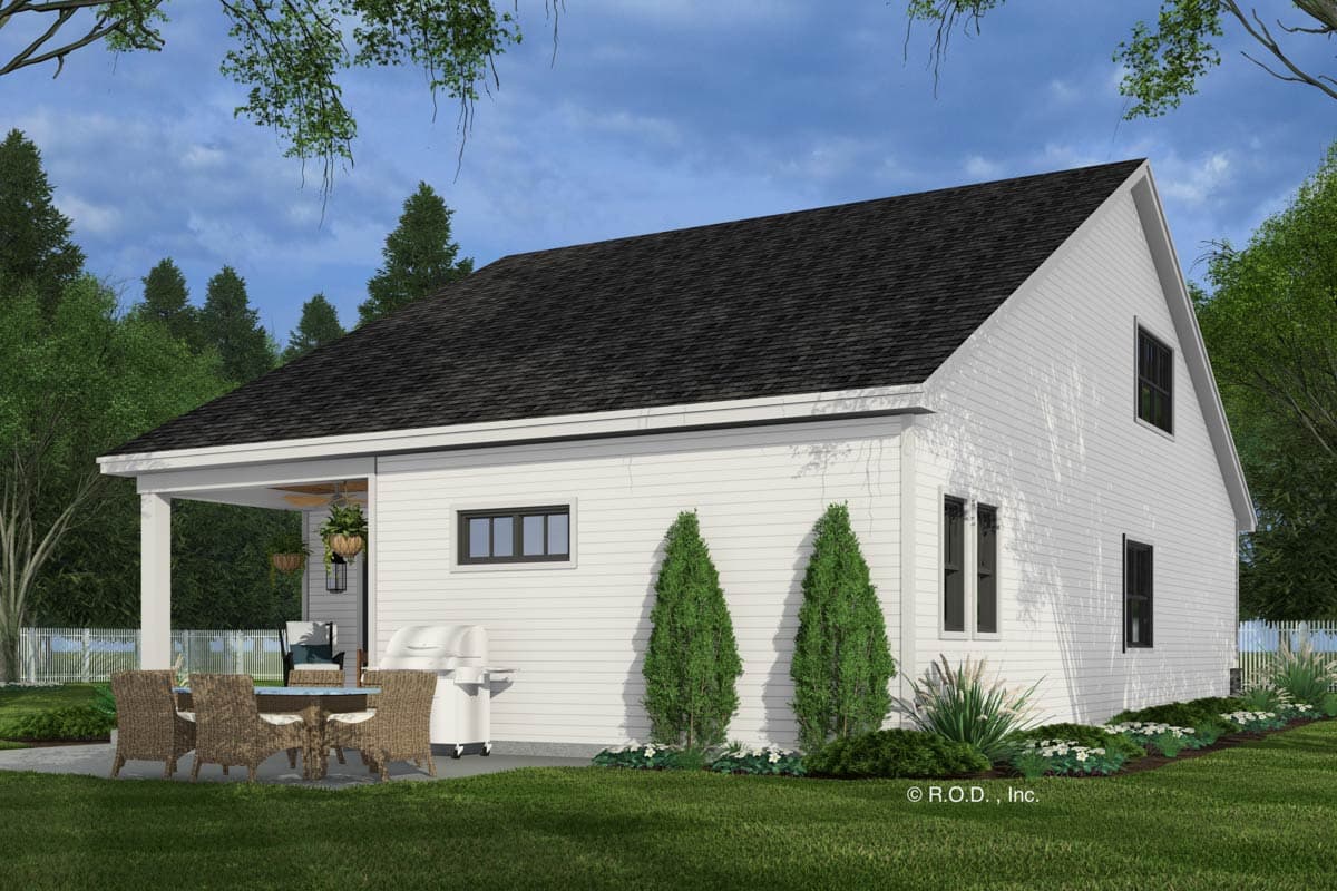 Plan 14872RK: Two-Story Modern Farmhouse Plan with 3 or 4 Beds - 2291 Sq Ft - Image #5 - Farmhouse, Modern Farmhouse, New American