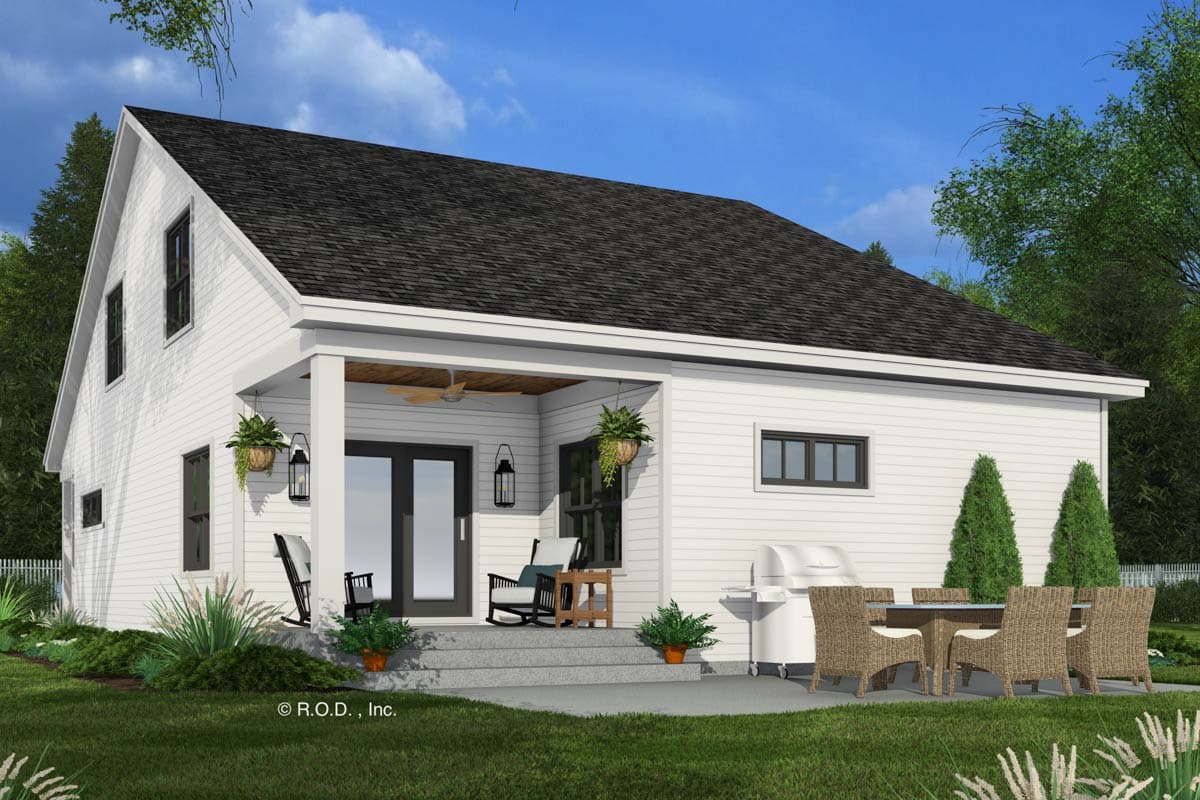 Plan 14872RK: Two-Story Modern Farmhouse Plan with 3 or 4 Beds - 2291 Sq Ft - Image #6 - Farmhouse, Modern Farmhouse, New American