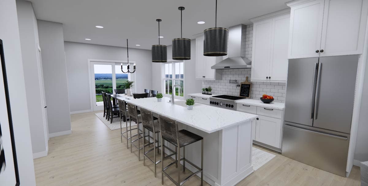 Plan 14872RK: Two-Story Modern Farmhouse Plan with 3 or 4 Beds - 2291 Sq Ft - Image #11 - Farmhouse, Modern Farmhouse, New American