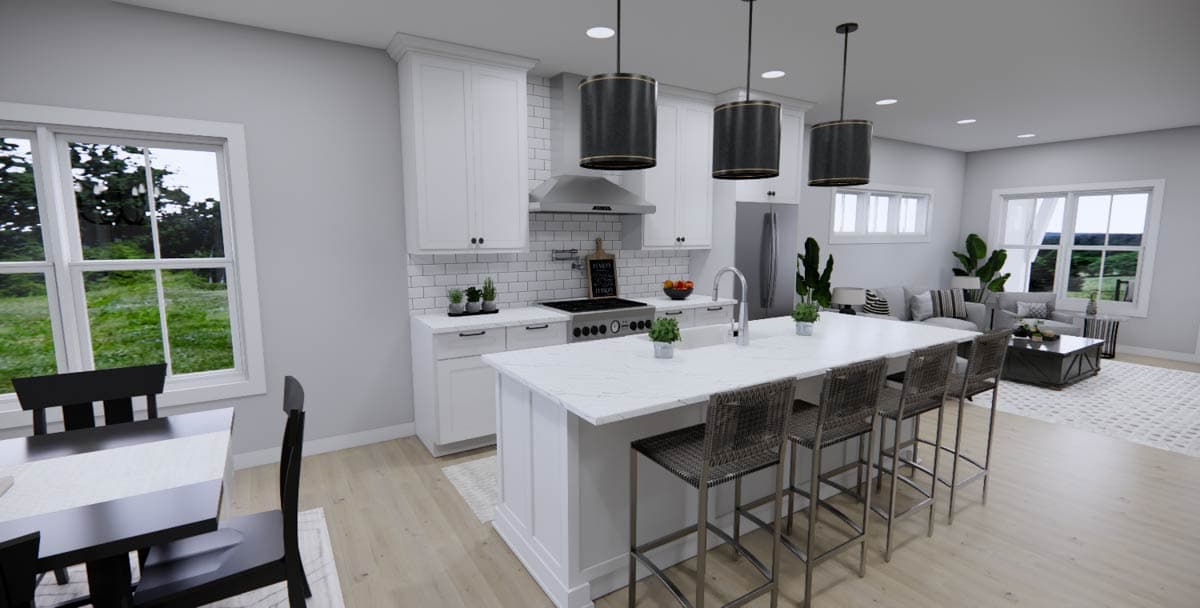 Plan 14872RK: Two-Story Modern Farmhouse Plan with 3 or 4 Beds - 2291 Sq Ft - Image #12 - Farmhouse, Modern Farmhouse, New American