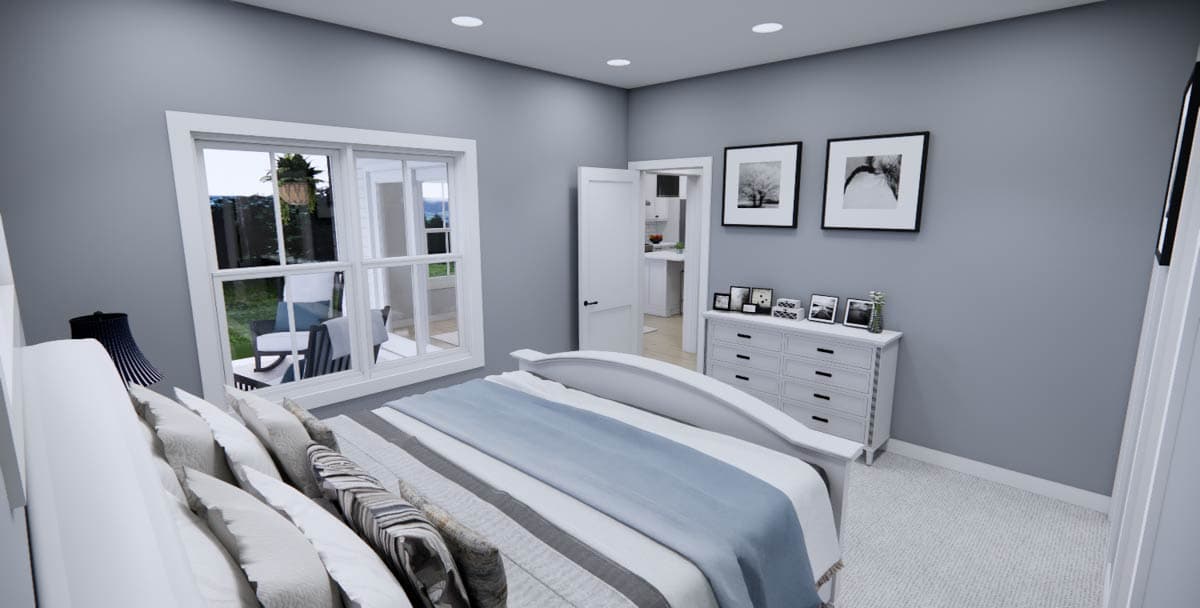 Plan 14872RK: Two-Story Modern Farmhouse Plan with 3 or 4 Beds - 2291 Sq Ft - Image #17 - Farmhouse, Modern Farmhouse, New American