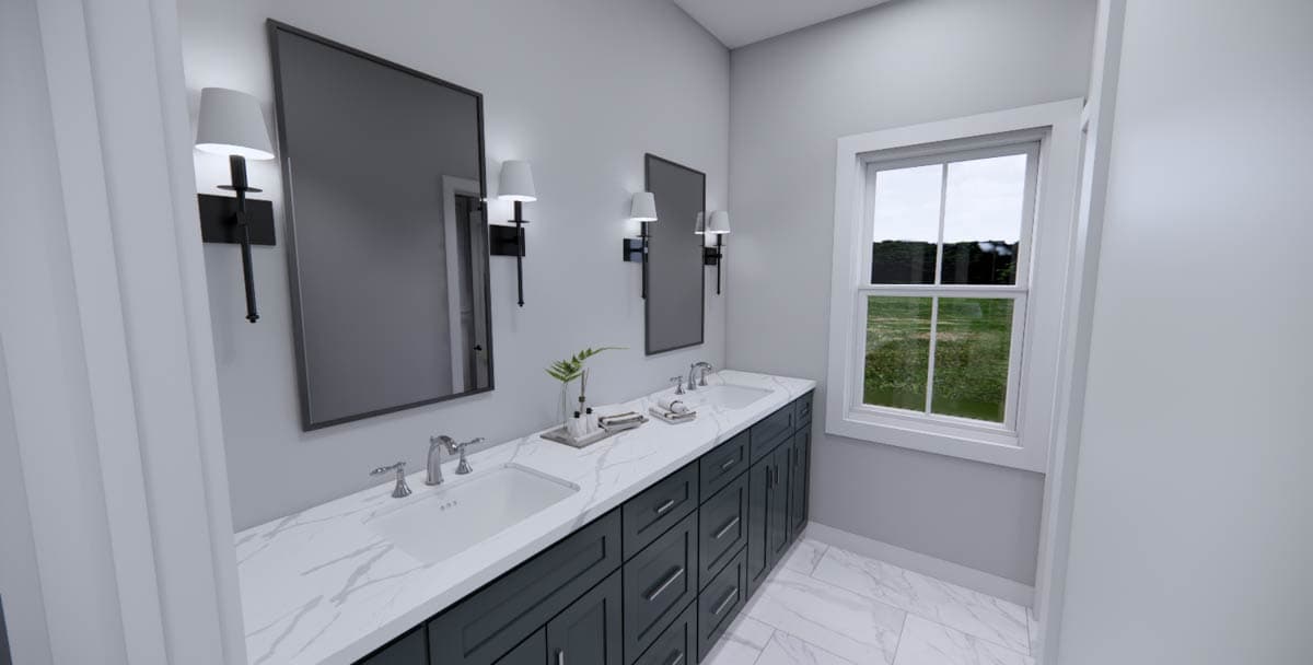 Plan 14872RK: Two-Story Modern Farmhouse Plan with 3 or 4 Beds - 2291 Sq Ft - Image #19 - Farmhouse, Modern Farmhouse, New American