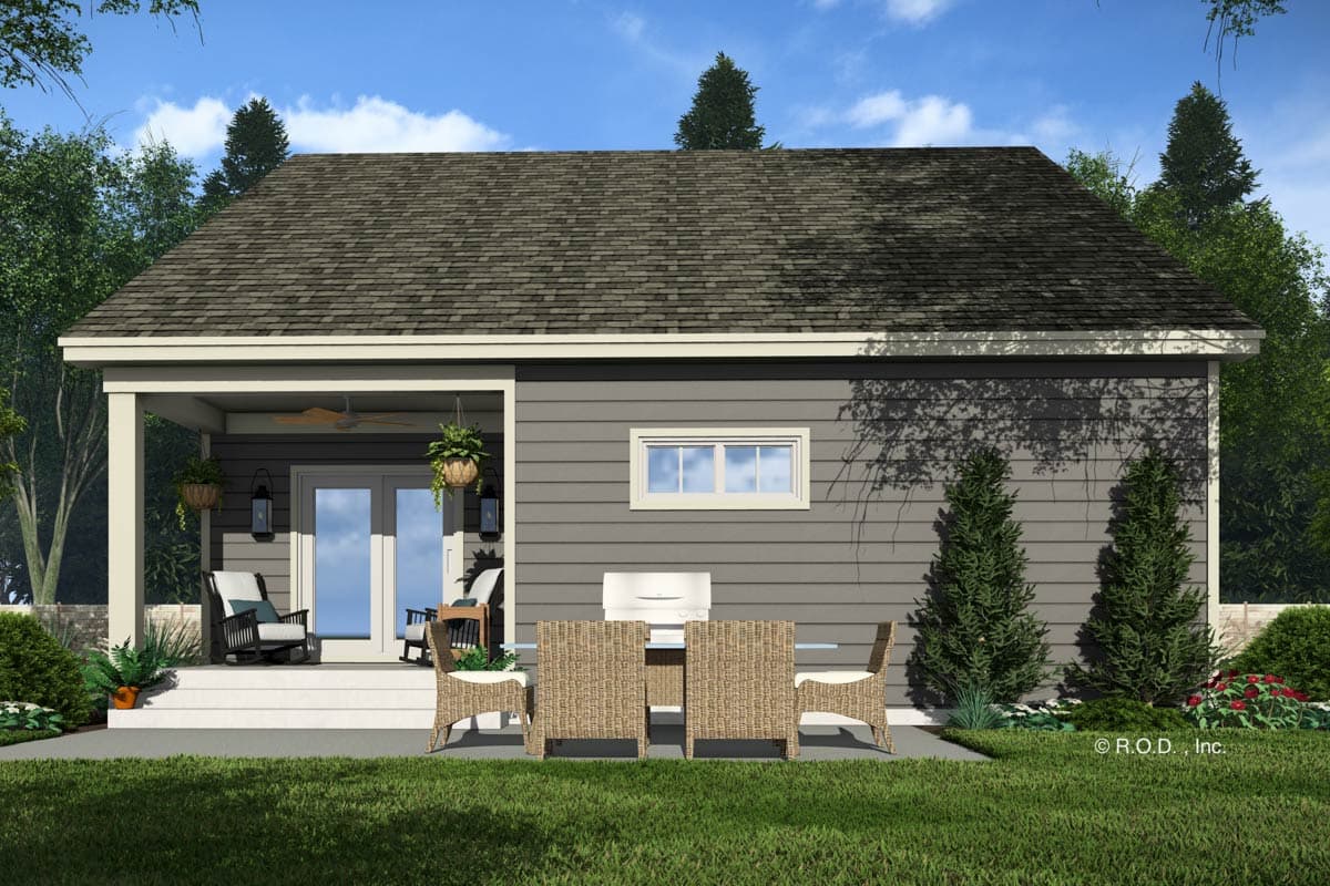 Plan 14870RK: 5-Bed Traditional House Plan with Flex Office Space - 2291 Sq Ft - Image #6 - Country, Traditional