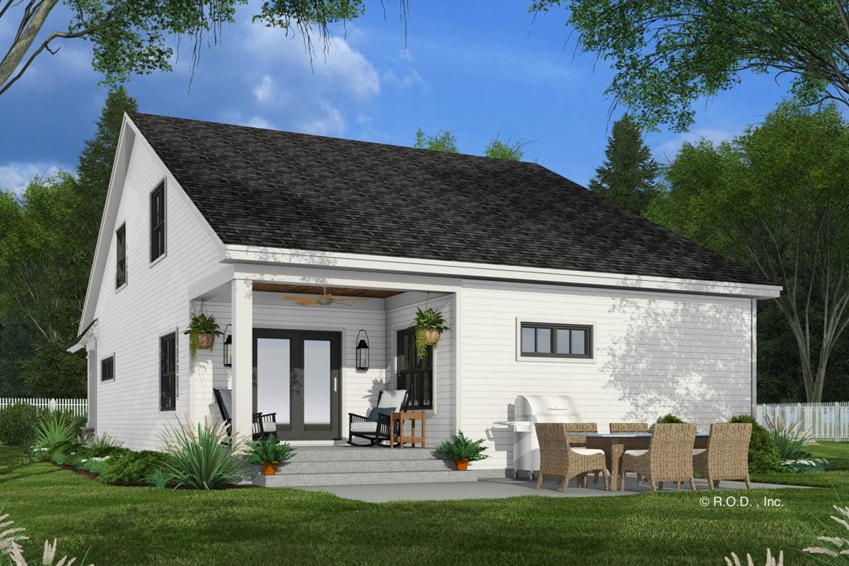 Plan 14868RK: Two-Story Modern Farmhouse Plan with Open Concept Living  - 2233 Sq Ft - Image #4 - Farmhouse, Modern Farmhouse, New American