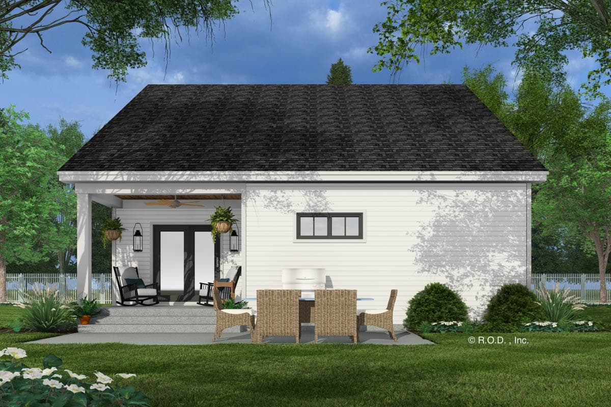 Plan 14868RK: Two-Story Modern Farmhouse Plan with Open Concept Living  - 2233 Sq Ft - Image #5 - Farmhouse, Modern Farmhouse, New American