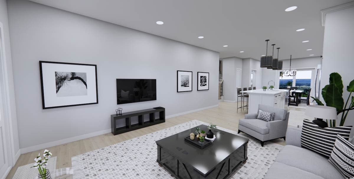 Plan 14868RK: Two-Story Modern Farmhouse Plan with Open Concept Living  - 2233 Sq Ft - Image #8 - Farmhouse, Modern Farmhouse, New American