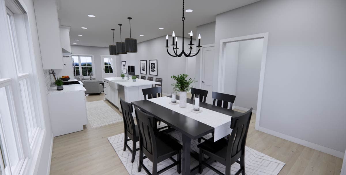 Plan 14868RK: Two-Story Modern Farmhouse Plan with Open Concept Living  - 2233 Sq Ft - Image #13 - Farmhouse, Modern Farmhouse, New American