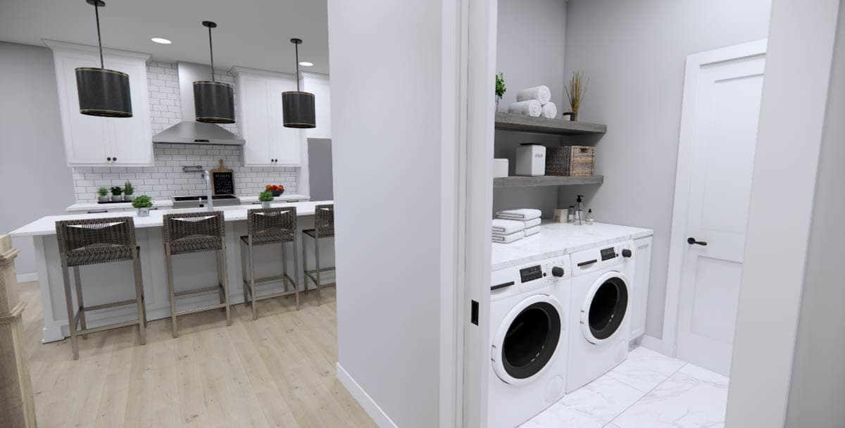 Plan 14868RK: Two-Story Modern Farmhouse Plan with Open Concept Living  - 2233 Sq Ft - Image #20 - Farmhouse, Modern Farmhouse, New American