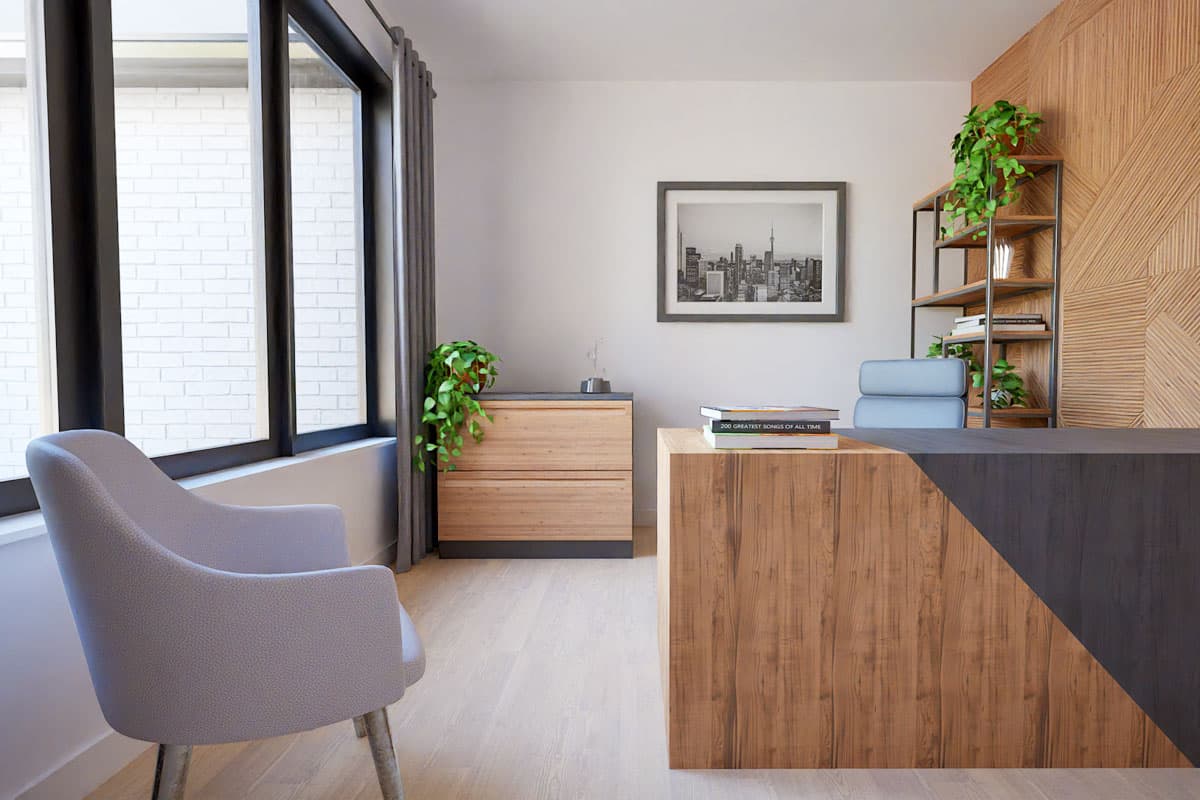 Plan 69882AM: Single-Story Contemporary House Plan with Courtyard - 2389 Sq Ft - Image #6 - Contemporary, Ranch