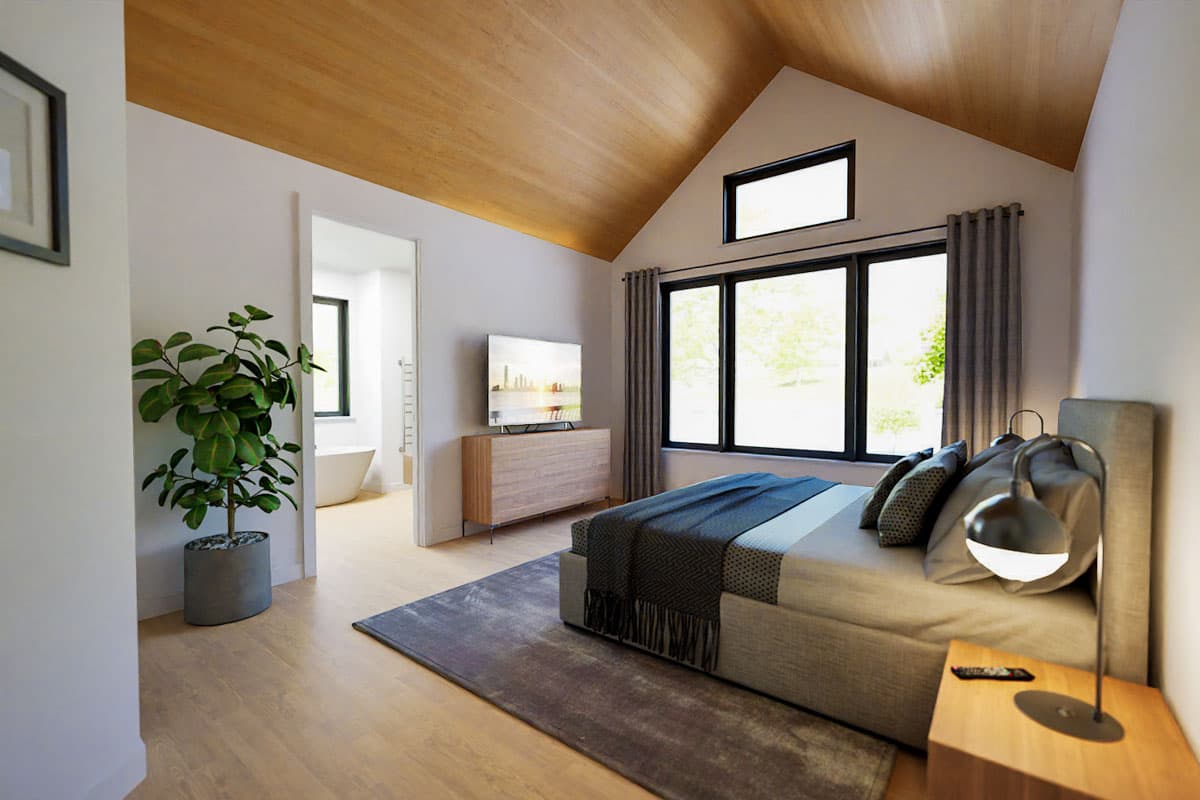 Plan 69882AM: Single-Story Contemporary House Plan with Courtyard - 2389 Sq Ft - Image #17 - Contemporary, Ranch