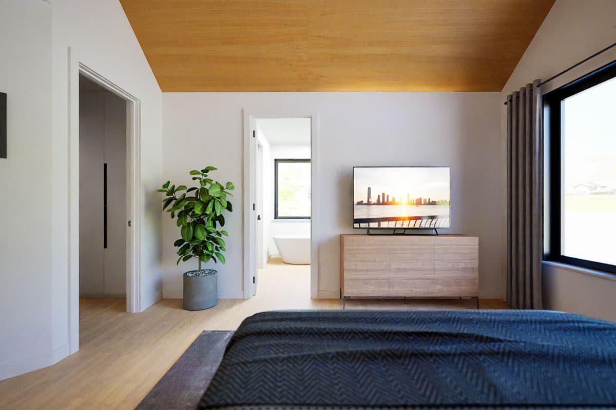 Plan 69882AM: Single-Story Contemporary House Plan with Courtyard - 2389 Sq Ft - Image #16 - Contemporary, Ranch