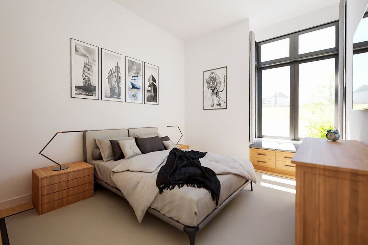 Plan 69882AM: Single-Story Contemporary House Plan with Courtyard - 2389 Sq Ft - Image #24 - Contemporary, Ranch