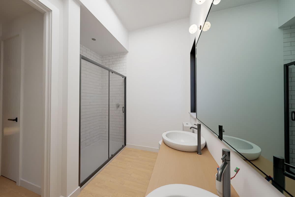 Plan 69882AM: Single-Story Contemporary House Plan with Courtyard - 2389 Sq Ft - Image #26 - Contemporary, Ranch