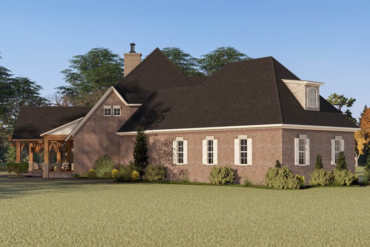 Plan 70899MK: Two-Story European House Plan with Two-Story Great Room - 3346 Sq Ft - Image #12 - European, Traditional
