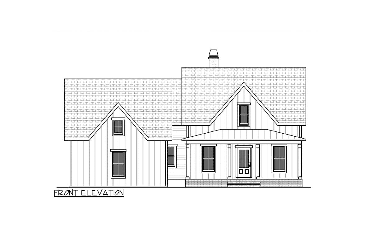 Plan 50234PH: Two-Story Modern Farmhouse with Upstairs Loft - 2777 Sq Ft - Image #10 - Country, Farmhouse, Modern Farmhouse