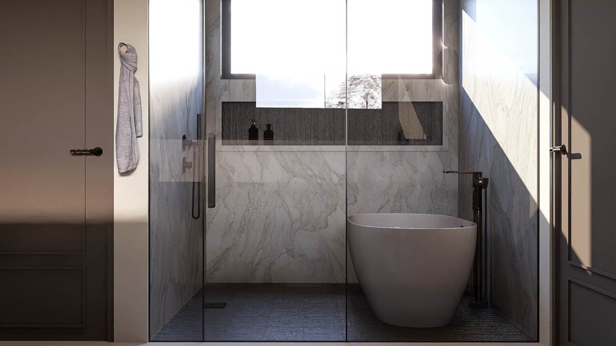 Plan 623442DJ: 3-Bed Scandinavian Ranch House Plan Cathedral Great Room - 2583 Sq Ft - Image #14 - Contemporary, Mid Century Modern, Ranch, Scandinavian