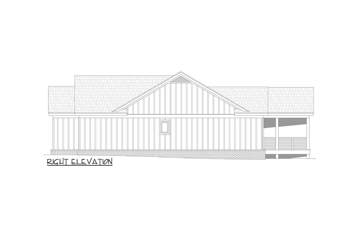 Plan 680457VR: 4-Bed Country House Plan Under 2300 Sq Ft with Home Office - Image #5 - Country