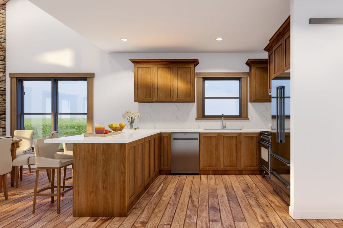 Plan 70900MK: 3-Bed Rustic Mountain House Plan with Two-Story Great Room - 1763 Sq Ft - Image #12 - Mountain, Rustic