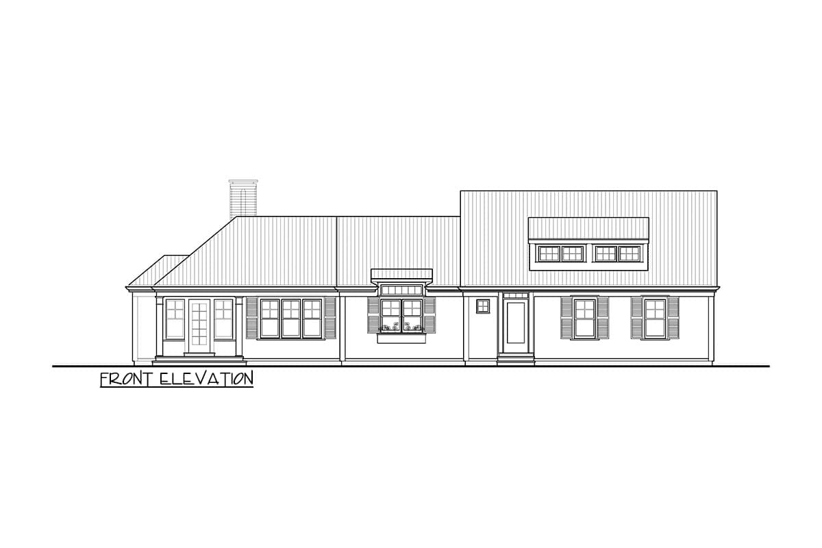 Plan 670006NEA: Charming 3-Bed Cape-Style Cottage House Plan with Master Upstairs - 2829 Sq Ft - Image #31 - Cape Cod, Coastal, Cottage, Country, Shingle