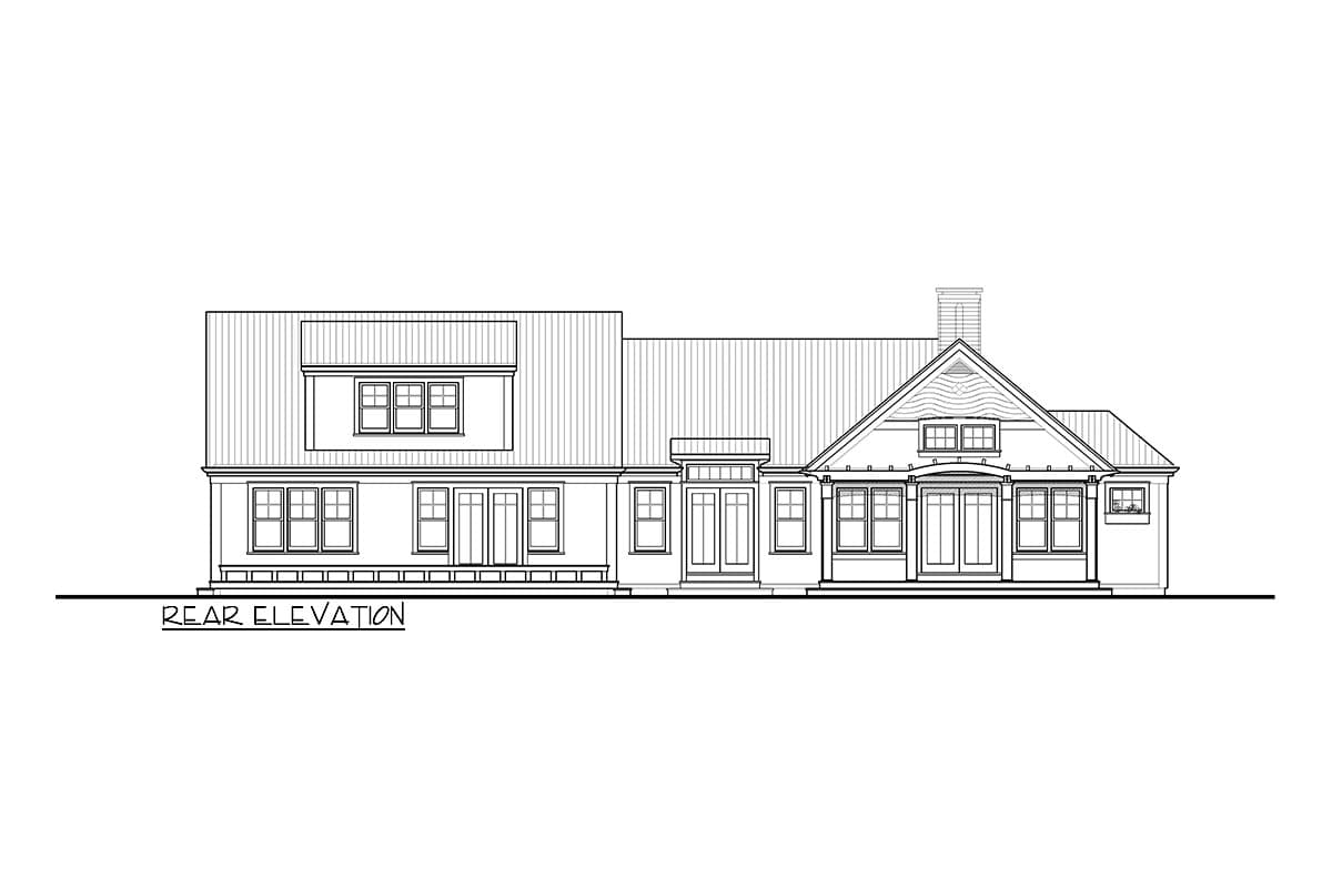 Plan 670006NEA: Charming 3-Bed Cape-Style Cottage House Plan with Master Upstairs - 2829 Sq Ft - Image #33 - Cape Cod, Coastal, Cottage, Country, Shingle