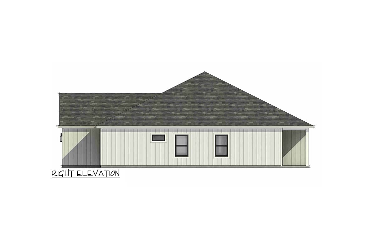 Plan 818143JSS: Country Duplex House Plan with 2-Bed, 2-Bath Units Under 1250 Square Feet - Image #7 - Country, Craftsman, Traditional