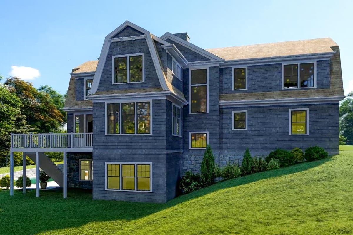 Plan 670007NEA: Charming 3-Bed Shingle-Style House Plan with 2-Car Garage Option - 2869 Sq Ft - Image #8 - Cape Cod, Coastal, Shingle, Traditional