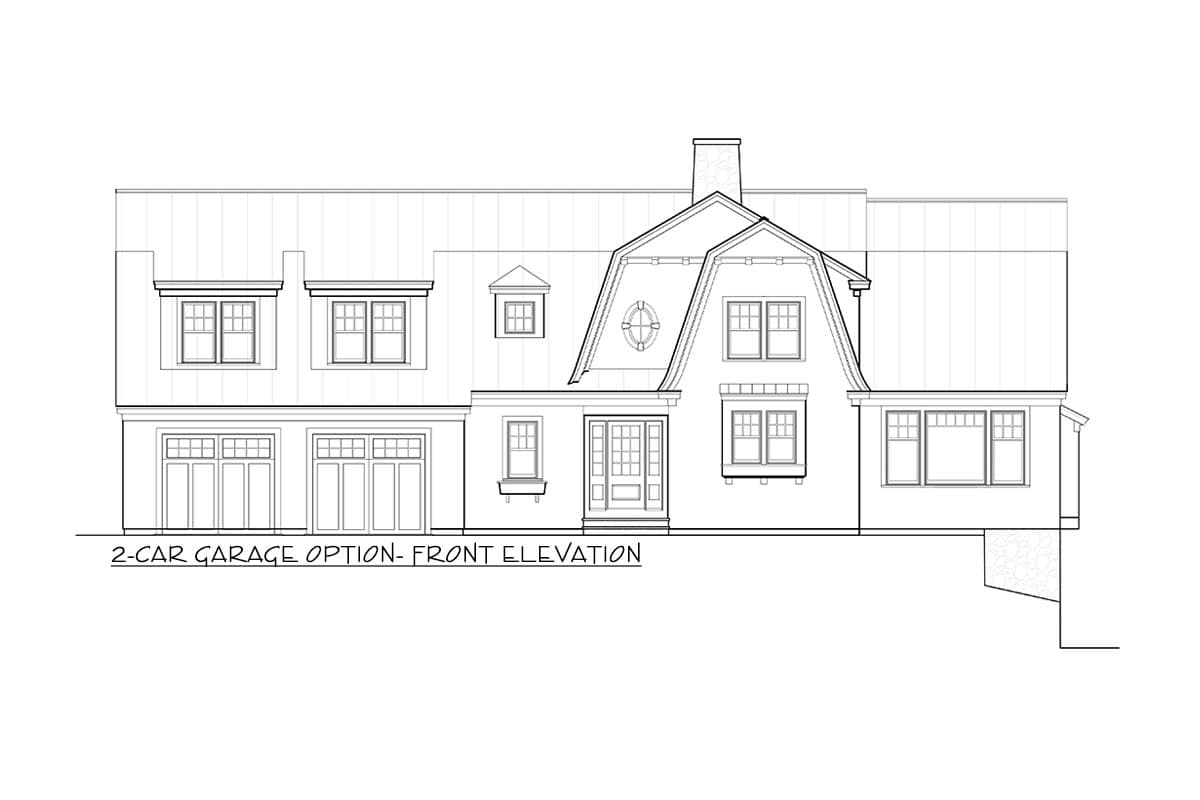 Plan 670007NEA: Charming 3-Bed Shingle-Style House Plan with 2-Car Garage Option - 2869 Sq Ft - Image #17 - Cape Cod, Coastal, Shingle, Traditional