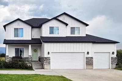 4-Bed New American House Plan with Two-Story Great Room - 3172 Sq Ft