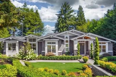 5-Bed Charming Shingle-Style Ranch House Plan with Media Room - 5959 Sq Ft