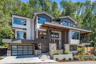 5-Bed Contemporary House Plan with Second Level Loft - 4674 Sq Ft