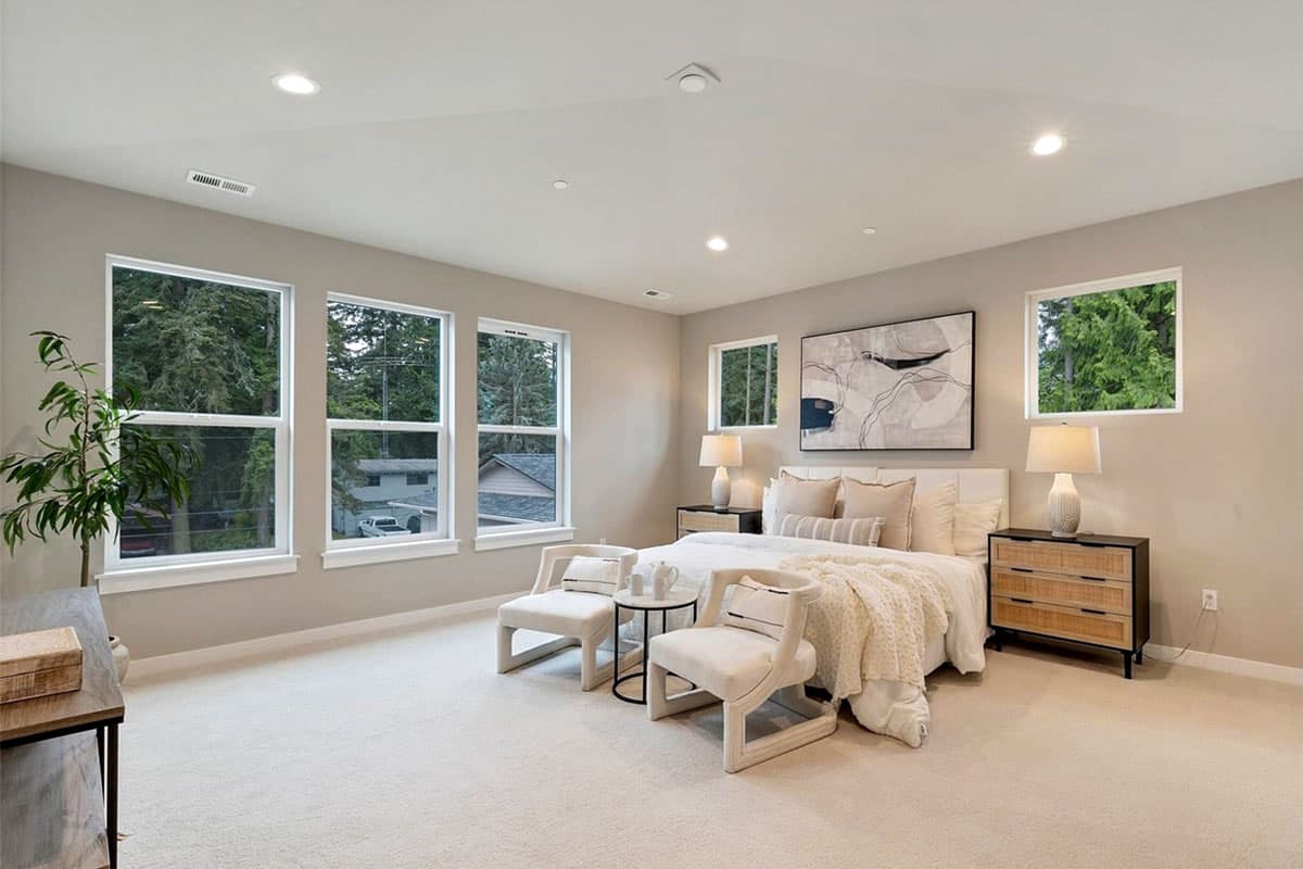 Plan 23984JD: 4-Bed Contemporary House Plan with Study and 2-Car Garage- 2023 Sq Ft - Image #13 - Contemporary, Modern, Northwest