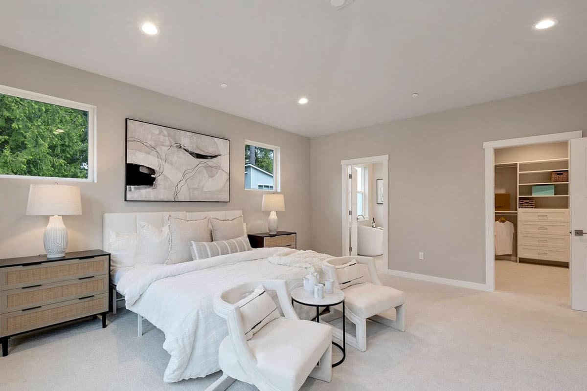 Plan 23984JD: 4-Bed Contemporary House Plan with Study and 2-Car Garage- 2023 Sq Ft - Image #14 - Contemporary, Modern, Northwest