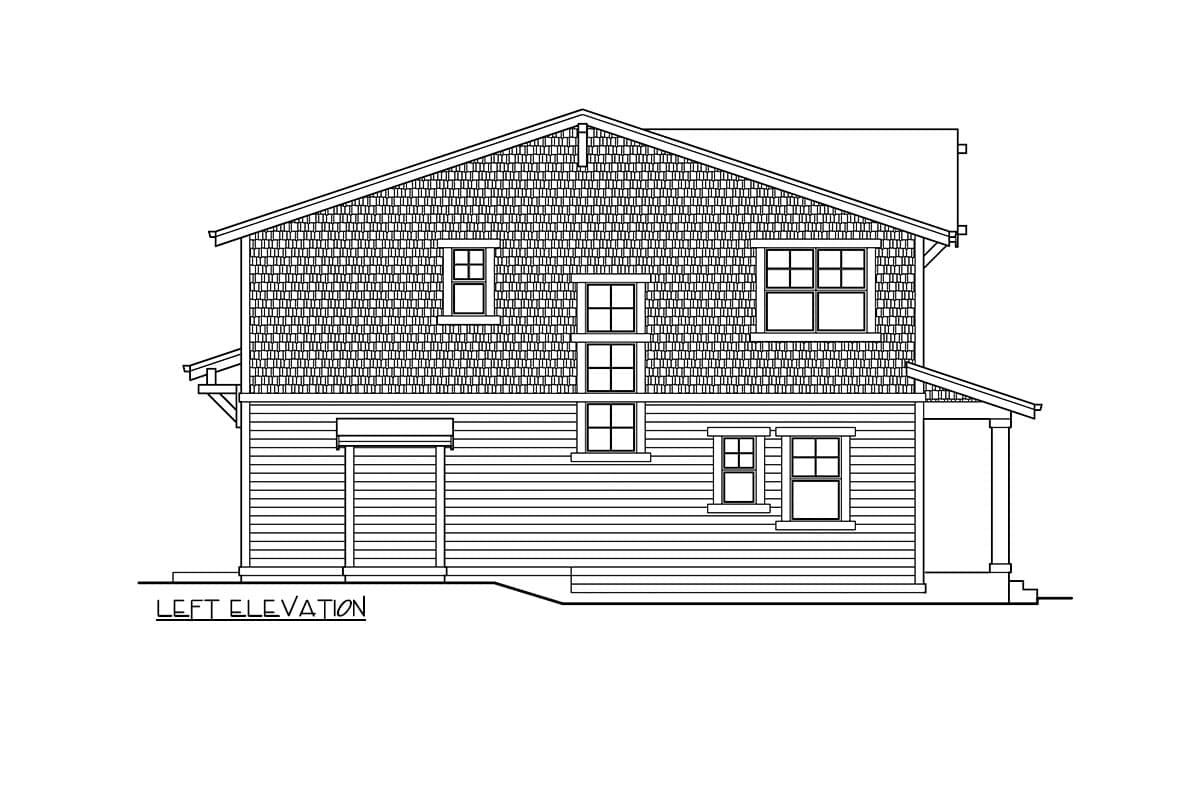 Plan 23988JD: Two-Story Craftsman House Plan with Open Concept Great Room - 2303 Sq Ft - Image #15 - Craftsman, Northwest, Shingle